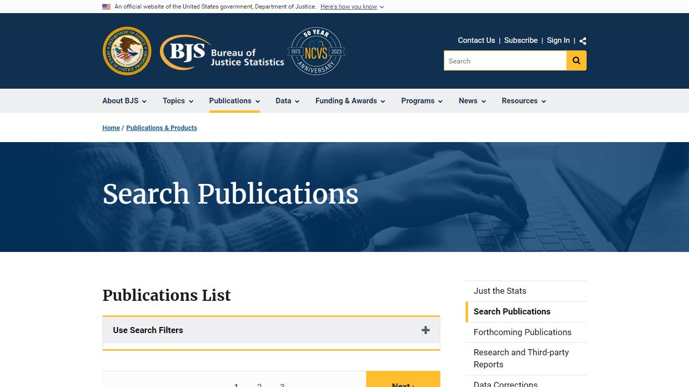 Search Publications | Bureau of Justice Statistics